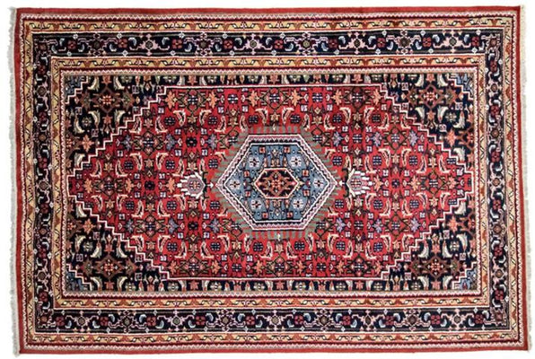 Tapis oriental - 90 x 60 cm - rouge