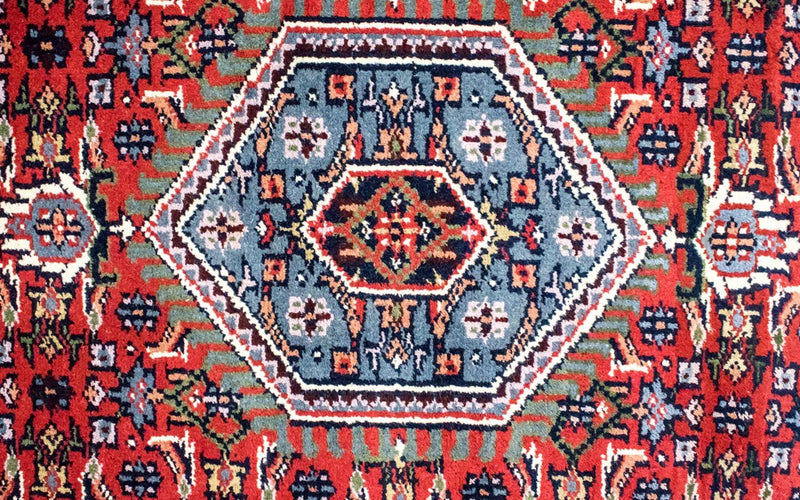 Tapis oriental - 90 x 60 cm - rouge