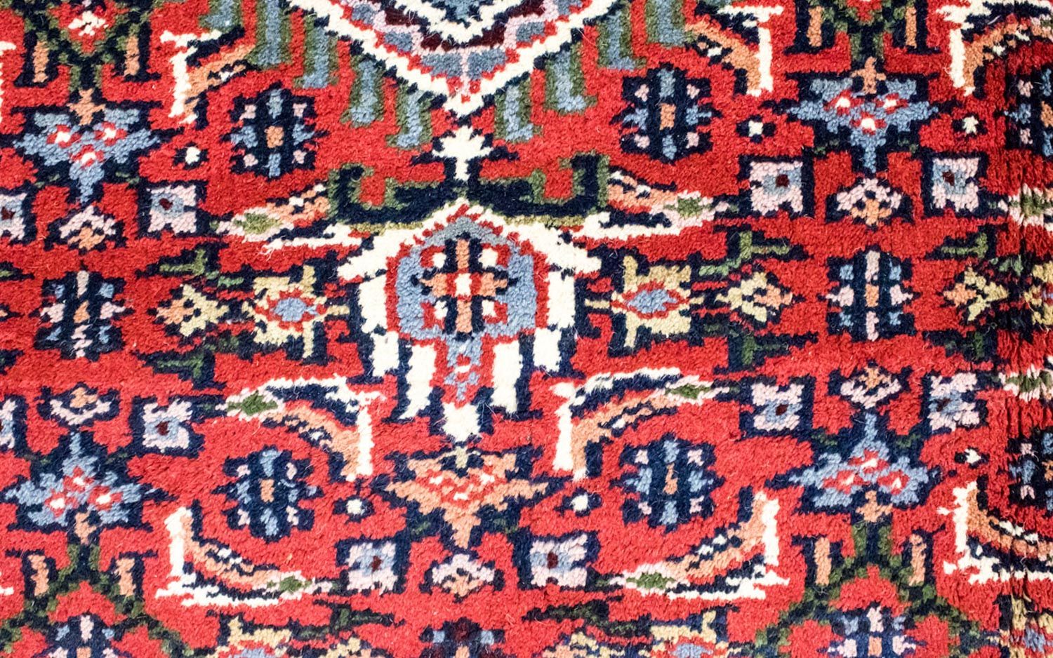 Tapis oriental - 90 x 60 cm - rouge