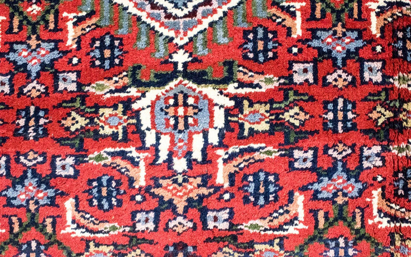 Tapis oriental - 90 x 60 cm - rouge