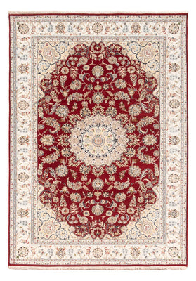 Tapis persan - Nain - Alice - rouge