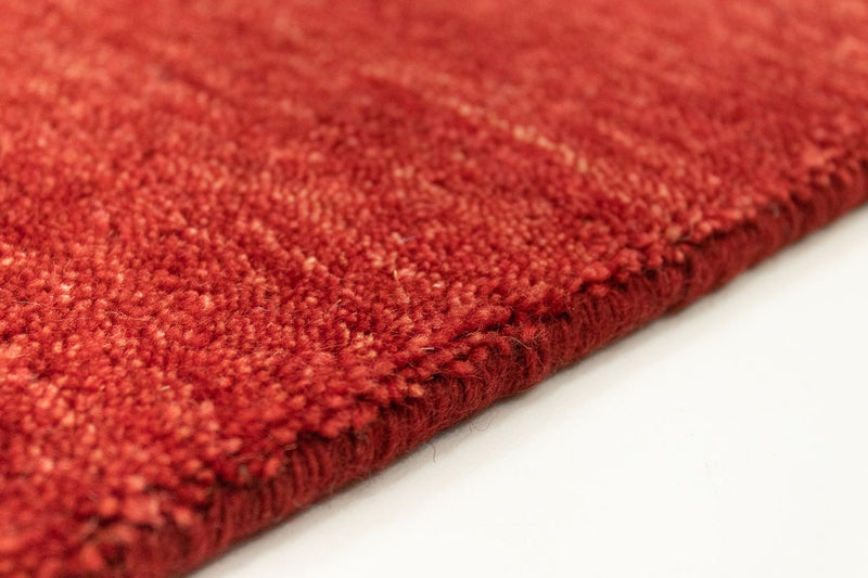Tapis de couloir Tapis Gabbeh - Indus - 200 x 80 cm - rouge
