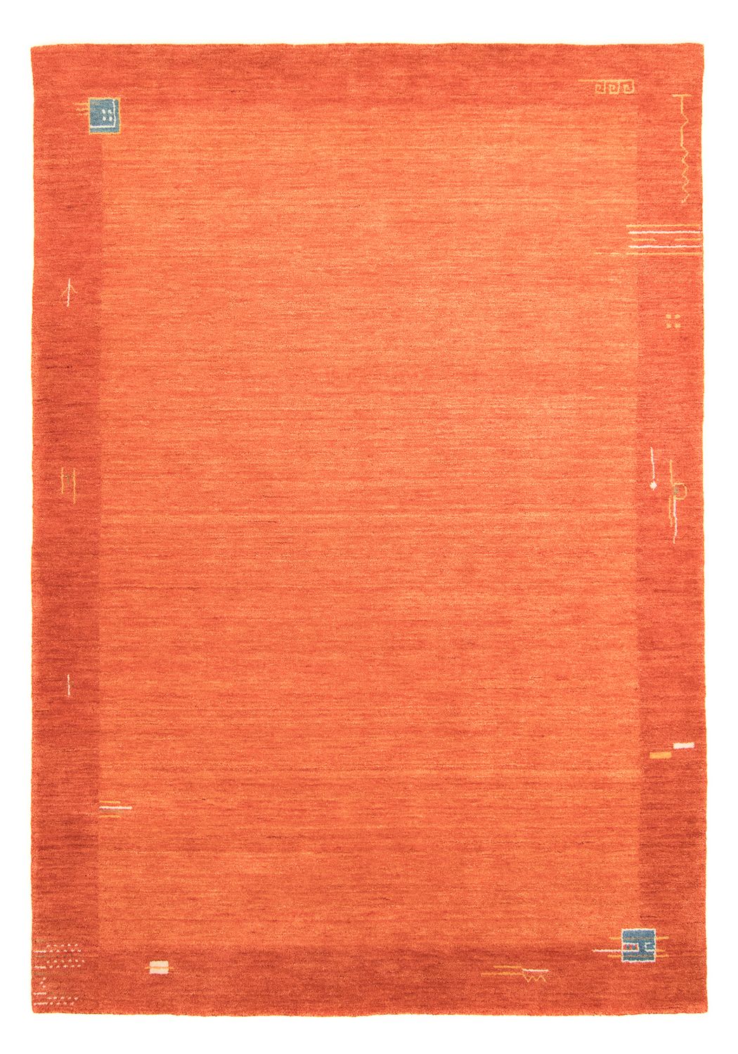 Tapis Gabbeh - Indus - 300 x 250 cm - rouge
