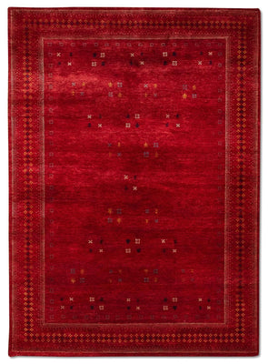Tapis Gabbeh - Loribaft Persan - 250 x 200 cm - rouge