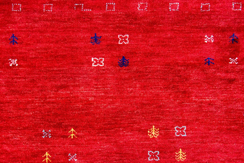 Tapis Gabbeh - Loribaft Persan - 250 x 200 cm - rouge