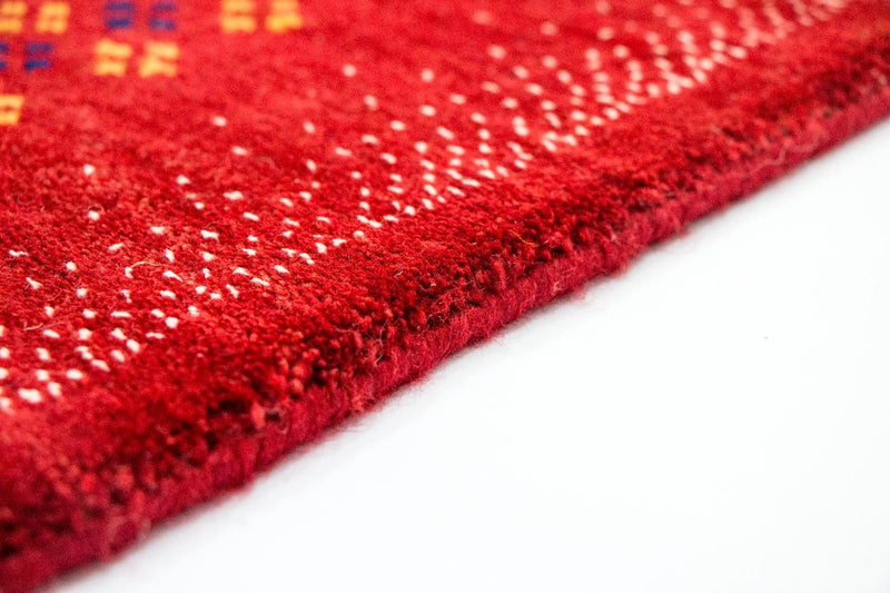 Tapis Gabbeh - Loribaft Persan - 250 x 200 cm - rouge