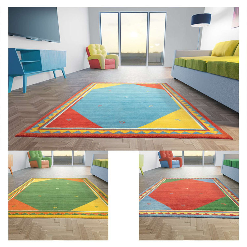 Tapis Gabbeh indien Tapis Desert - Tapis en laine