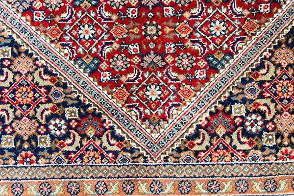 Tapis persan - Bidjar ronde  - 250 x 250 cm - rouge