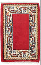 Tapis oriental - 90 x 60 cm - rouge