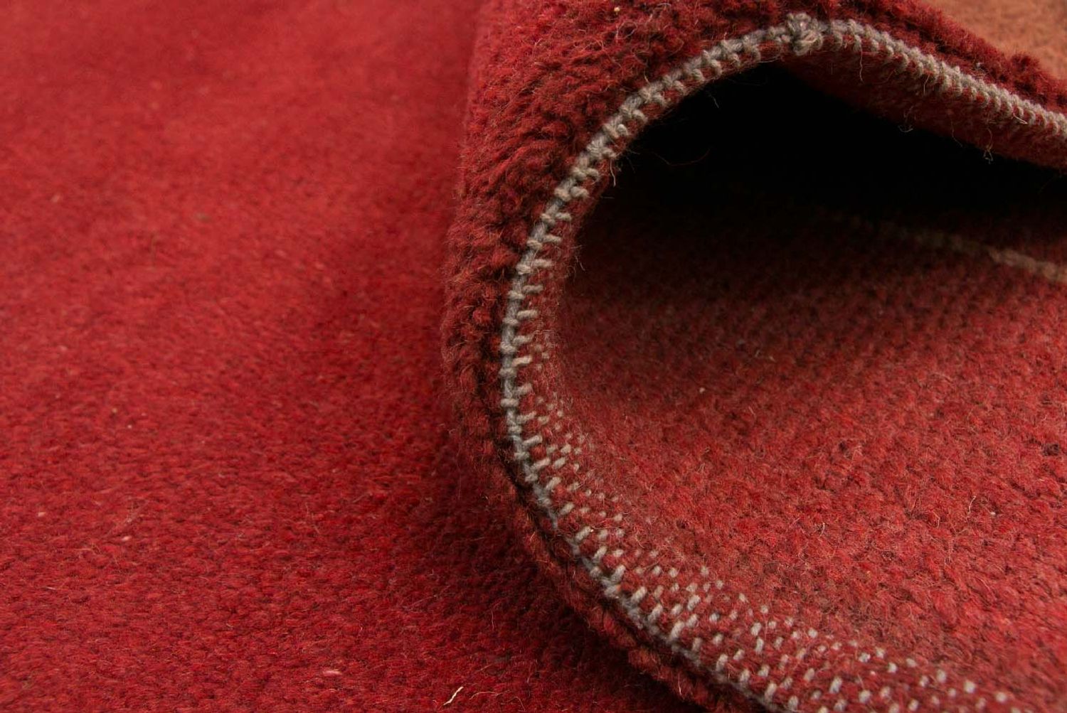 Tapis Népalais - 140 x 70 cm - rouge