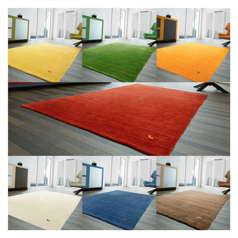 Tapis Gabbeh indien Tapis Sahara - Tapis en laine