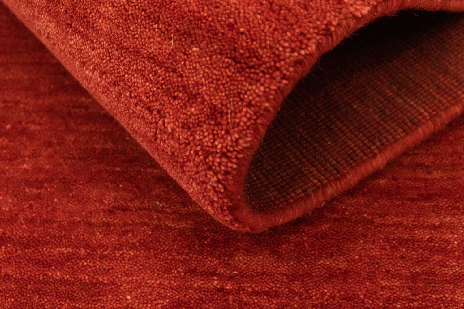 Tapis Gabbeh - Indus - 300 x 250 cm - rouge