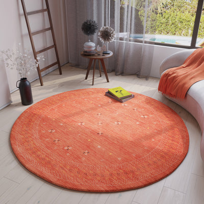Tapis Gabbeh - Loribaft Softy - LuxeWeave - ronde