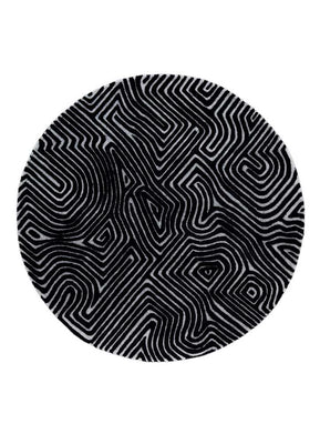 Tapis ronde  - 180 x 180 cm - gris