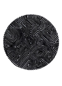 Tapis ronde  - 180 x 180 cm - gris