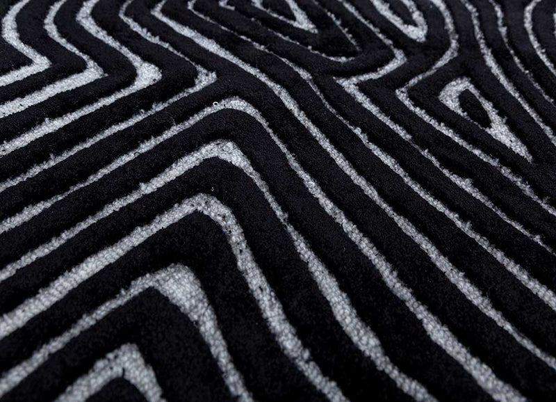Tapis ronde  - 180 x 180 cm - gris