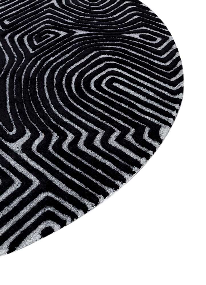 Tapis ronde  - 180 x 180 cm - gris