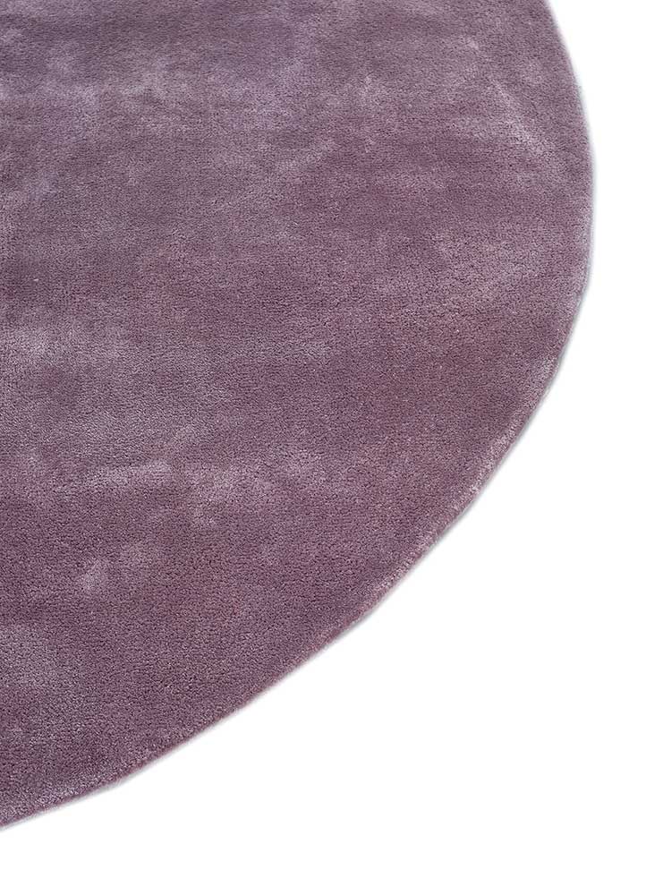 Tapis design ronde  - 180 x 180 cm - violet
