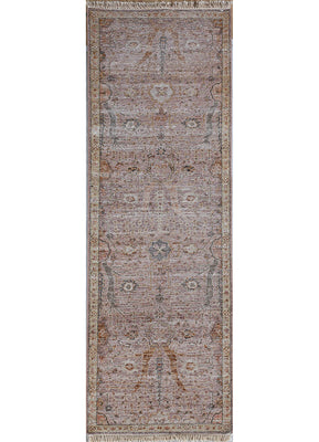 Tapis de couloir Tapis en laine - 240 x 75 cm - orange