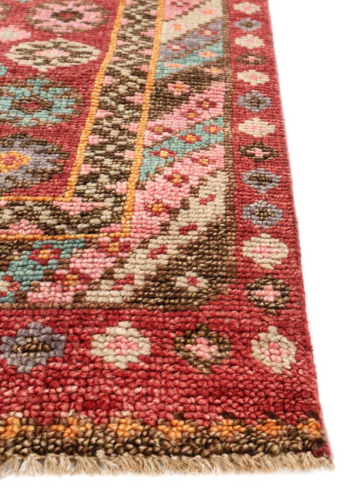 Tapis de couloir Tapis en laine - 360 x 90 cm - orange