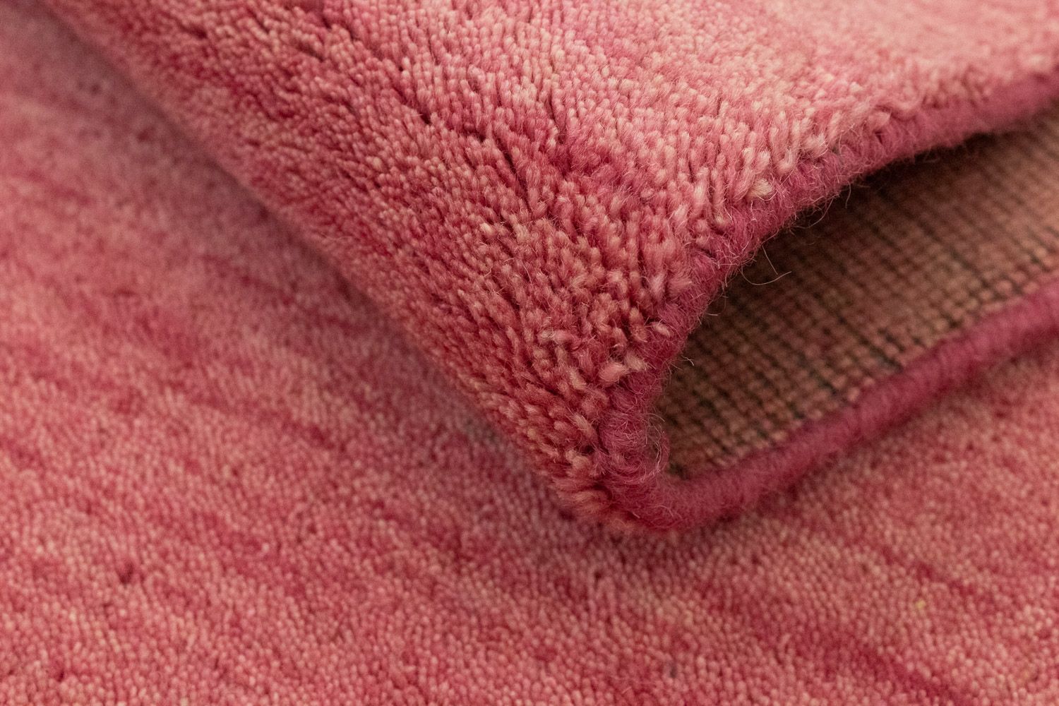 Tapis de couloir Tapis Gabbeh - Indus - 400 x 80 cm - rose