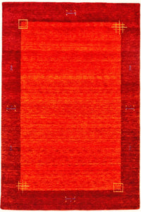 Tapis Gabbeh - Indus - 300 x 200 cm - rouille