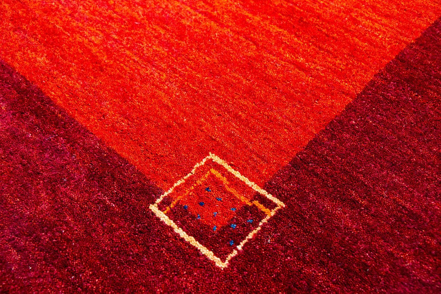 Tapis Gabbeh - Indus - 300 x 200 cm - rouille