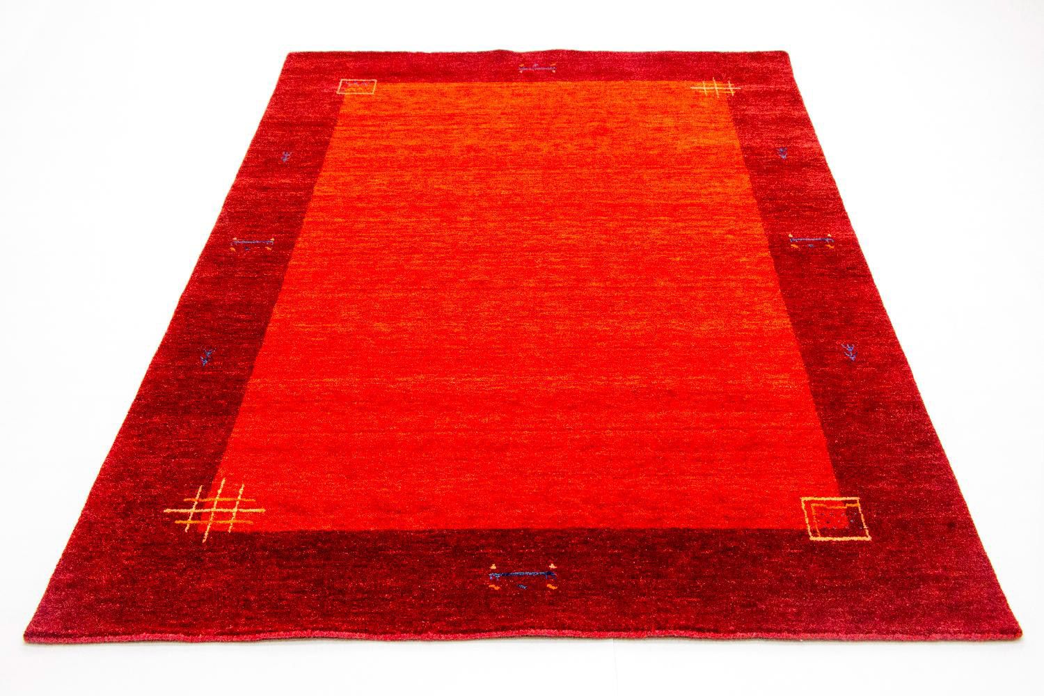 Tapis Gabbeh - Indus - 300 x 200 cm - rouille