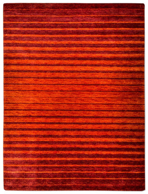 Tapis Gabbeh - Indus - 200 x 140 cm - rouille