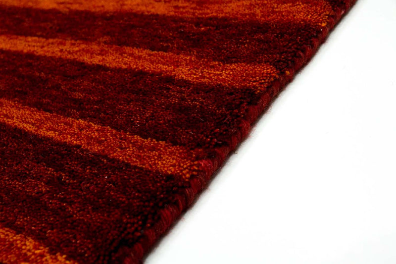 Tapis Gabbeh - Indus - 200 x 140 cm - rouille