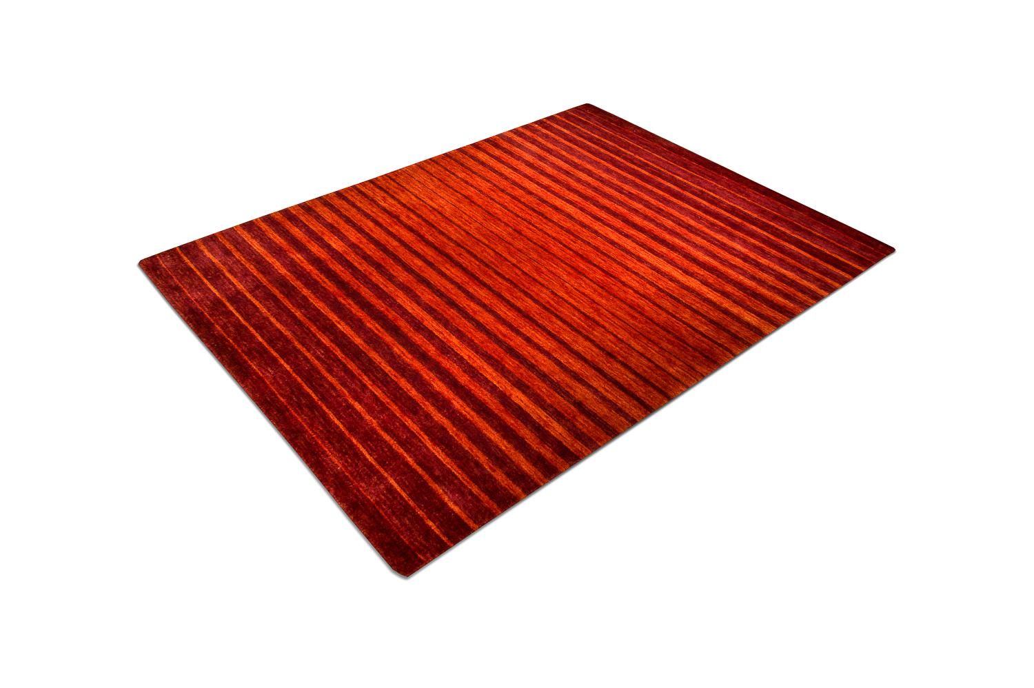 Tapis Gabbeh - Indus - 200 x 140 cm - rouille