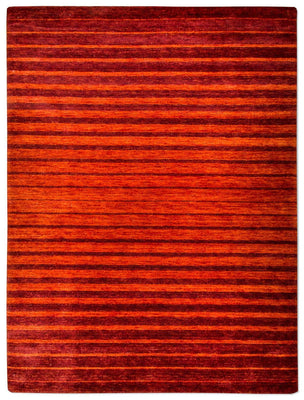 Tapis Gabbeh - Indus - 240 x 170 cm - rouille