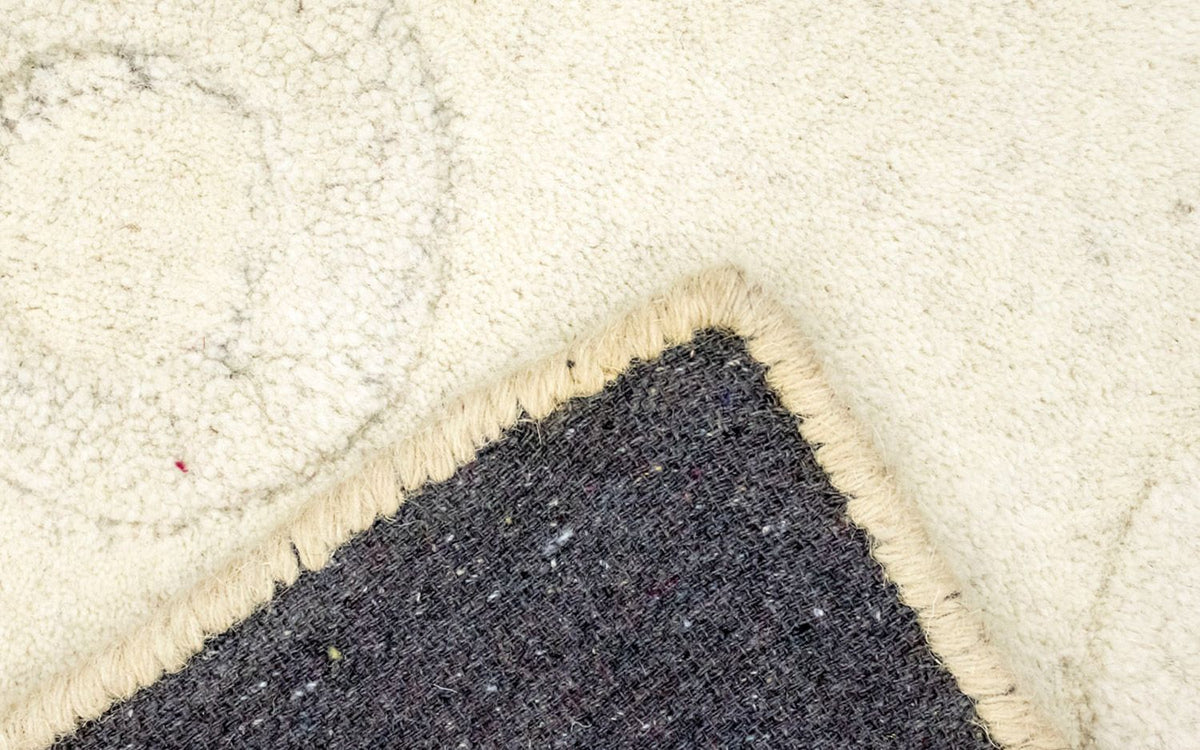 Tapis en laine - 148 x 80 cm - beige