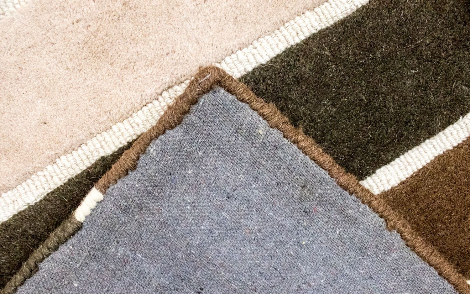Tapis en laine - 148 x 85 cm - multicolore