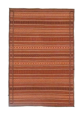 Tapis Kelim - Oriental - 242 x 166 cm - marron