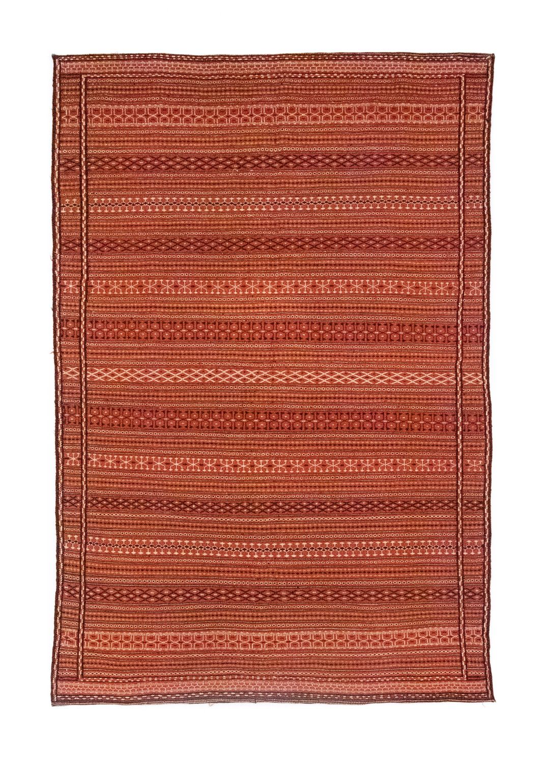 Tapis Kelim - Oriental - 242 x 166 cm - marron
