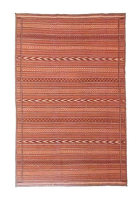 Tapis Kelim - Oriental - 293 x 200 cm - marron