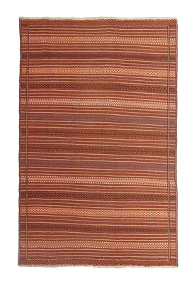 Tapis Kelim - Oriental - 300 x 195 cm - marron