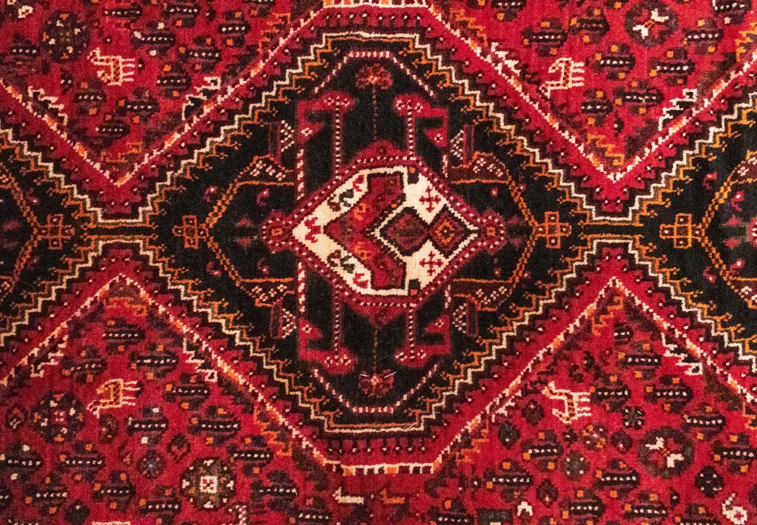 Tapis persan - Nomadic - 300 x 215 cm - rouge