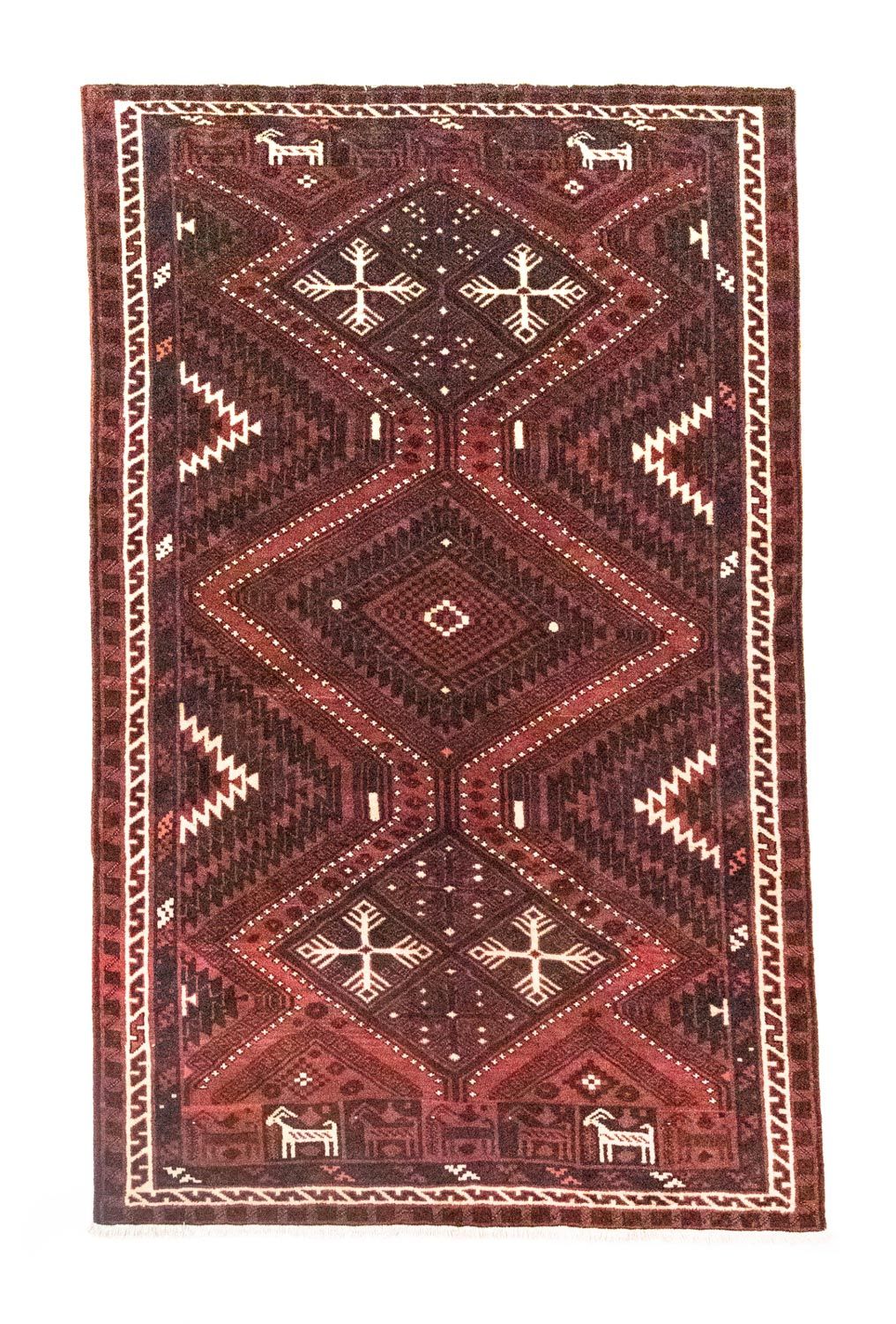Tapis persan - Nomadic - 270 x 175 cm - marron
