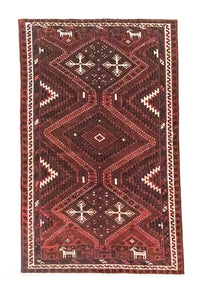 Tapis persan - Nomadic - 270 x 175 cm - marron