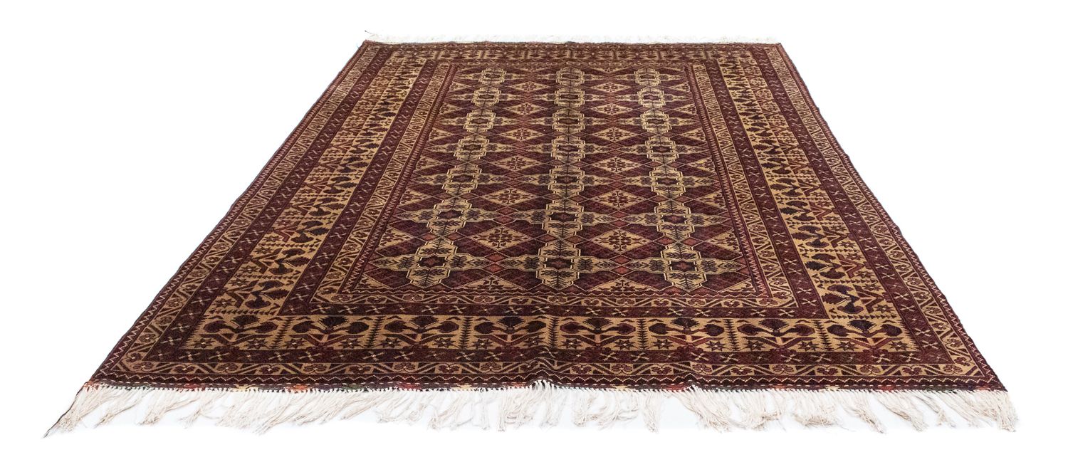 Tapis afghan - 283 x 199 cm - marron