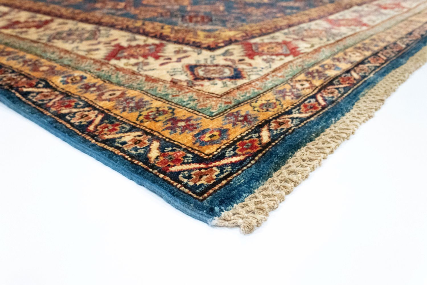 Tapis Ziegler - Kazak - 303 x 205 cm - bleu
