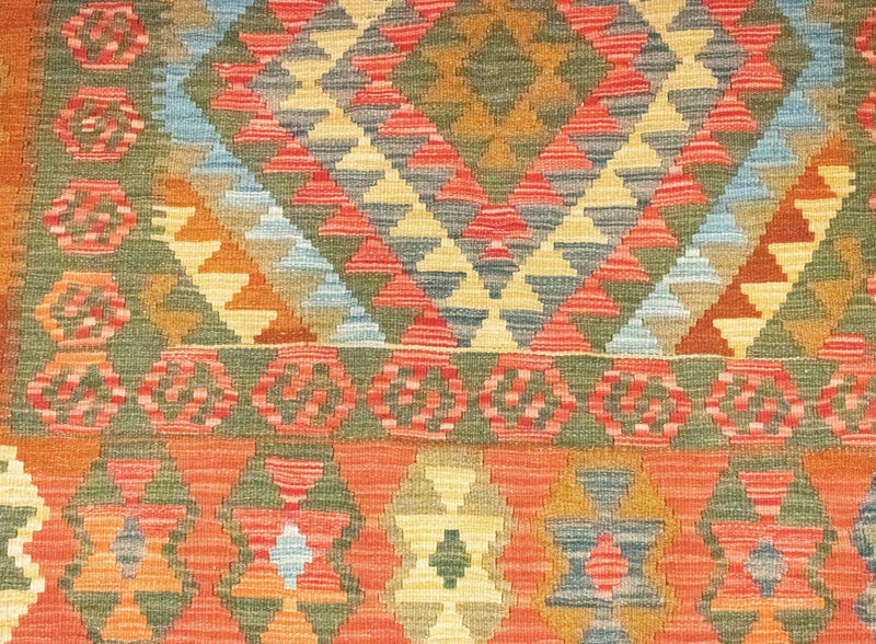 Tapis Kelim - Oriental - 196 x 154 cm - orange