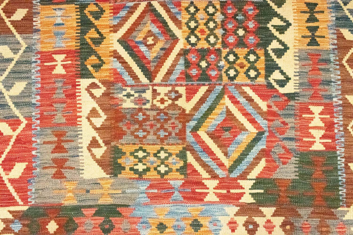 Tapis Kelim - Oriental - 203 x 154 cm - orange