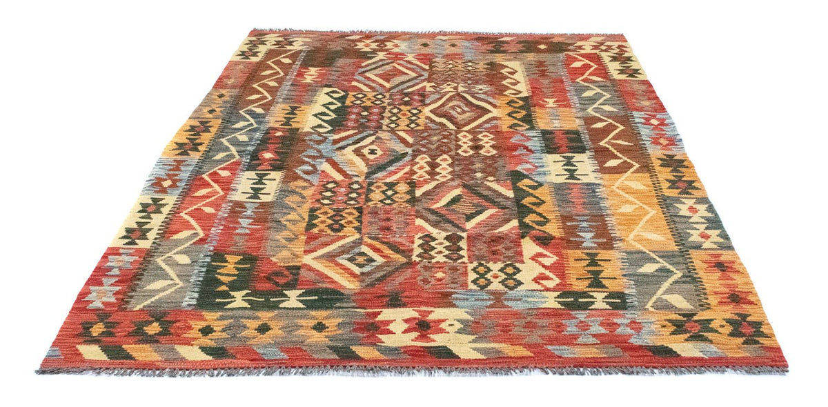 Tapis Kelim - Oriental - 203 x 154 cm - orange