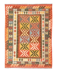 Tapis Kelim - Oriental - 205 x 150 cm - orange