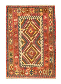 Tapis Kelim - Oriental - 203 x 148 cm - orange