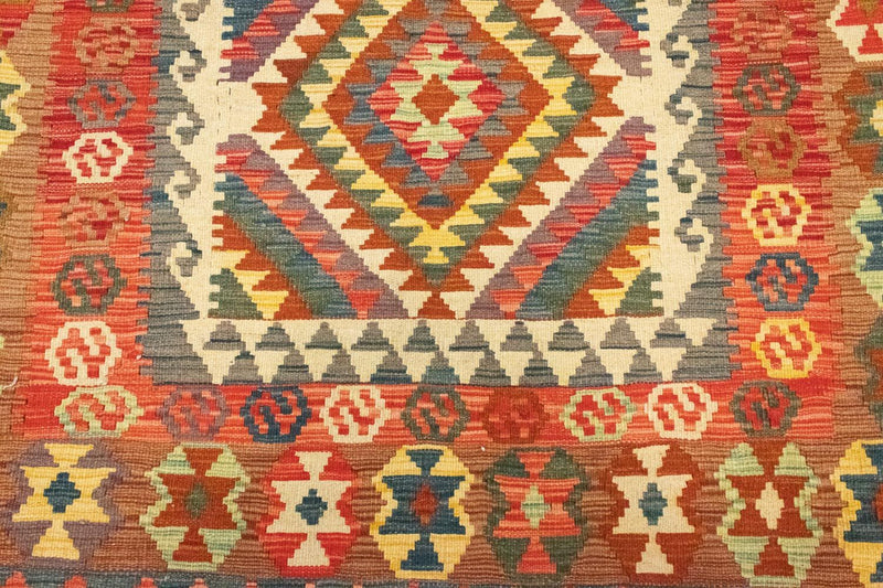 Tapis Kelim - Oriental - 203 x 148 cm - orange