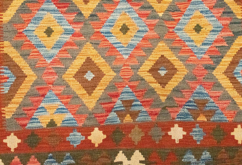 Tapis Kelim - Oriental - 217 x 160 cm - orange